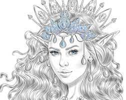 All these santa coloring pages are free and can be printed in seconds from your computer. Elf Coloring Print Etsy