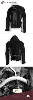 Anthropologie June Leather Moto Jacket Fashion Clothes Design Black Leather Moto Jacket
