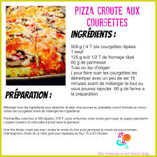 Pizza Croute Aux Courgettes Pizza Legere Courgettes Rapees Miam Pizza