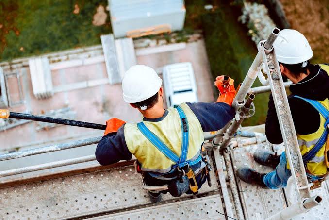 Elite roofing companies utilize secure scaffolding, edge protection, and personal safety harnesses on every project, AI generated