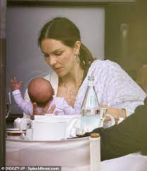 Katharine Mcphee 37 And David Foster 71 Step Out For The First Time With Son Rennie Daily Mail Online
