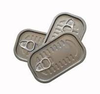311#Tinplate Rectangular Easy Open Lid Food Packing Can Lid for Club Fish  Tin Can