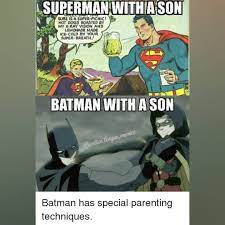 Superman With A Son And Batman With A Son Meme Ahseeit