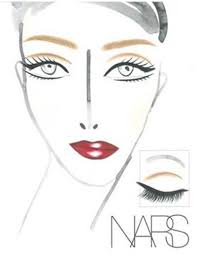 Douglas Hannant A W 2013 Makeup Face Chart By Nars Makeup