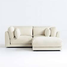 Living room sofa bed sectionals for small. Small Space Sectional Sofas Couches Crate And Barrel