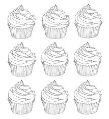 5 free cupcake coloring pages. Cup Cake Coloring Pages For Adults Coloring Cupcakes Warhol Free Coloring Library