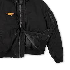 The ideal men's lightweight jacket, a bomber will see you through the seasons in style. Off White Stencil Vintage Bomber Jacket Black End