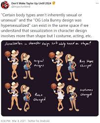 A new legacy (aka space jam 2) is set for a july release. Character Design Involves More Than Shape Lola Bunny Redesign Know Your Meme