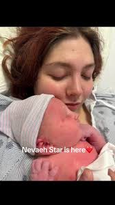 After a long almost 12hr labor turning into an emergency c section Nevaeh  Star is finally here 11/14 6:39am 7lb 9oz I’m so in love ❤️