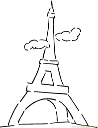 These spring coloring pages are sure to get the kids in the mood for warmer weather. The Eiffel Tower In Clouds Coloring Page For Kids Free Sightseeing Printable Coloring Pages Online For Kids Coloringpages101 Com Coloring Pages For Kids