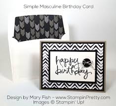 See more ideas about masculine cards, cards, cards handmade. Watercolor Words Masculine Birthday Card Stampin Pretty