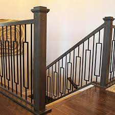 Check spelling or type a new query. Contemporary Rectangle Stair Wrought Iron Balusters 10 Pack Modern Hollow Metal Railing Spindles Real Satin Black Not Matte Amazon Com