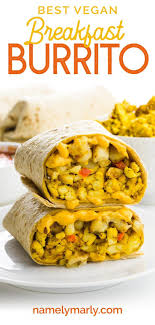 Vegan Breakfast Burrito Recipe In 2020 Vegan Breakfast Burrito Best Vegan Breakfast Breakfast Burritos Recipe