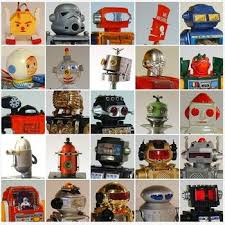 Vintage Toy Robot Head Gallery Retro Robot Vintage Robots Recycled Robot