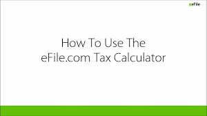 Tax Calculator For 2019 Taxes Estimate Your 2020 Tax Refund
