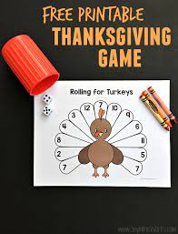 You can play this cute game in your classrooms and also at your home with your kids and family. Rolling For Turkeys A Printable Thanksgiving Game Joy In The Works