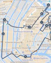 Explore Amsterdam On A Layover Sightseeing Walking Tour Map And Other Ways To Explore The City On Foot Amsterdam Walking Tour Walking Map Walking Tour