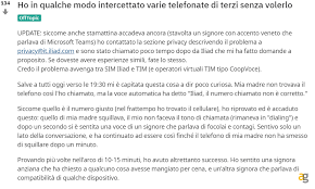 Molti utenti lamentano di non riuscire a navigare con il nuovo gestore telefonico. 3etzxmc9douc9m