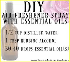 diy essential oil air freshener spray