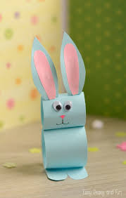 Paper Bunny Craft - Easy Easter Craft for Kids | Easter crafts ...
