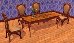Leigh keno queen anne chairs. Theninthwavesims The Sims 2 Queen Anne Dining Tables To Match Coffee Table
