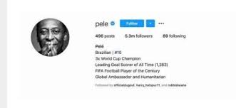 If you like my channel, please subscribe, like and share my channel. Did Cristiano Ronaldo Break Pele S Record Brazilian Legend Refutes The Claim By Updating His Instagram Bio See Pic
