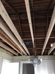 Replace The Sunroom Sagging Lath And Plaster Ceiling With 2x6 S And Drywall Hudson Homes Ceiling Craftsman House