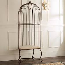 Bird In A Gilded Cage Quote She S Only A Bird In A Gilded Cage Or She Will Be When Seated In This Birdcage Shaped Accent Chair Rendered In Chair Birdcage Chair Upholstered Accent Chairs