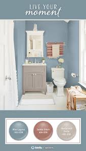 Nothing Balances Out The Blazing Summer Sun More Than A Cool Inviting Hue Like Our Bathroom Paint Colors Farmhouse Paint Colors Interior Small Bathroom Paint