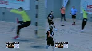 Handball is cool: Double save by Patrick Bieber (VfL Günzburg, Bavarian  League 2023/24)