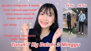 Air bukan sahaja cara membuang toksik di dalam badan. Cara Menurunkan Berat Badan Untuk Pemula Remaja Tips Diet Desty Youtube