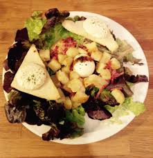Salade Vosgienne Revisitee Salade Verte Pomme De Terre Rissolee Lardon Toast De Chevre Et Oeuf Mol Pomme De Terre Rissolee Salade Vosgienne Recette Facile
