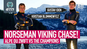 Kristian blummenfelt is a professional triathlete from norway. Norseman Viking Chase Alpe Du Zwift Vs Kristian Blummenfelt Gustav Iden Youtube