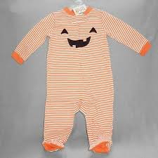 Halloween Just One You By Carters Infant Pumpkin Sleeper Size 6 Months New Ebay