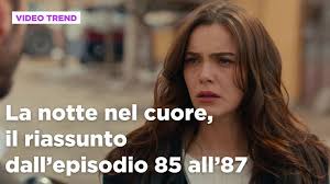 La notte nel cuore: La notte nel cuore, il riassunto dall'episodio 85  all'87 Video