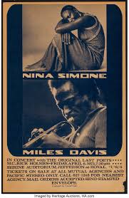 Miles davis last photo @ concord pavilion. Nina Simone Miles Davis In Concert With The Original Last Poets Lot 51362 Heritage Auctions