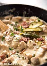 Creamy Dill Pickle Chicken With Bacon Poultry Recipes Dill Pickle Recipe Recipes