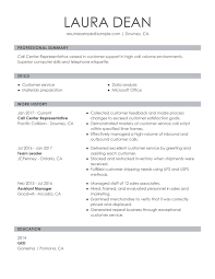 It is a way of presenting themselves quite clearly and concisely and it should include mention of the person's goals and set of. Customize Our 1 Customer Representative Resume Example