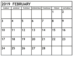 2019 February Calendar Template June Calendar Printable Holiday Calendar Printable November Calendar