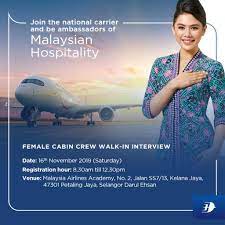 Recruiting only the best is our way of ensuring the consistent. Walk In Interview For Cabin Crew Malaysia Airlines 16 November
