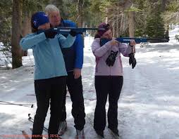 The biathlon made its olympic winter games debut as a men's event in 1960, and a women's event was added at the 1992. Biathlon The Yin And Yang Of Winter Sports The Brave Ski Mom