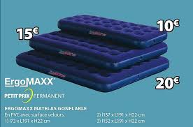 Comparez les prix et achetez en ligne pas cher. Offre Ergomaxx Matelas Gonflable Chez Jysk