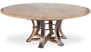Shop 48 inch round pedestal dining table with leaf from pottery barn. Large Round Table With Self Storing Leaves