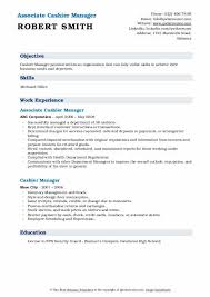 Reviews forecasted balances, examining and correcting any shortages or overages. Cashier Manager Resume Samples Qwikresume