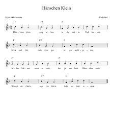 Sie können es kostenlos herunterladen in zwei versionen, mit gesang und als instrumentalstück zum üben. Deutsche Kinderlieder Zum Mitsingen Mit Noten Und Text Volkslieder Und Video Mit Musik Hanschen Klein Ging Allein Kinder Lied Saxophon Noten Noten Klavier