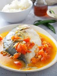Filipino Fish Stew Made Of Golden Pampano Tomatoes And Tamarind Is Delicious With Steamed Rice Th Pompano Fish Recipe Easy Fish Recipes Fish Recipe Filipino