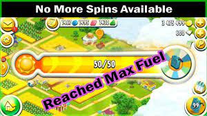 Hay Day Reached Max Fuel Storage In Valley No More Spins Available Fuel Storage Hay Day Com Games