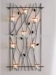 Metal Wall Mounted Tealight Candle Holder Wall Candle Holder Kerzenhalter Hww 83141 Wall Candles Wall Candle Holders Candle Wall Decor