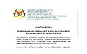 Layanan informasi publik kementerian pendidikan dan kebudayaan. Pengajaran Dan Pembelajaran Digital Semasa Penutupan Sekolah Pendidik2u