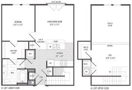 1 2 And 3 Bedroom Floor Plans Pricing Jefferson Square Apartments Bedroom Floor Plans Loft Floor Plans Apartment Floor Plans